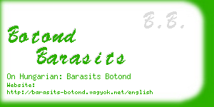 botond barasits business card